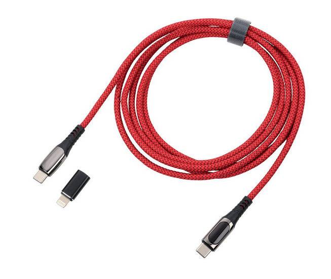TROIKA Opladerkabel SPEEDY XL Rood-0