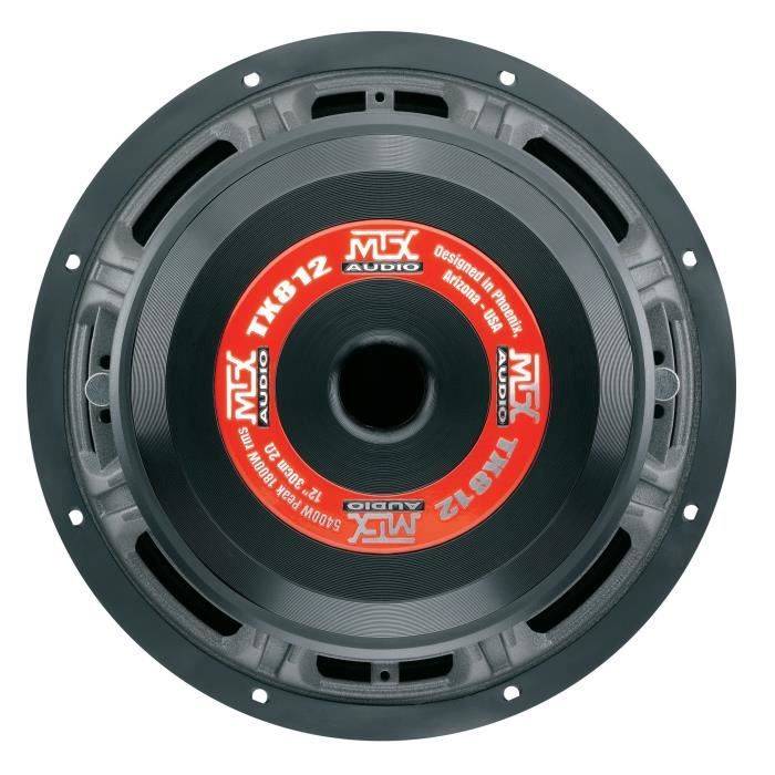 MTX TX812 High-End Autosubwoofer - 30 cm 1800W RMS - Aluminium Chassis-2