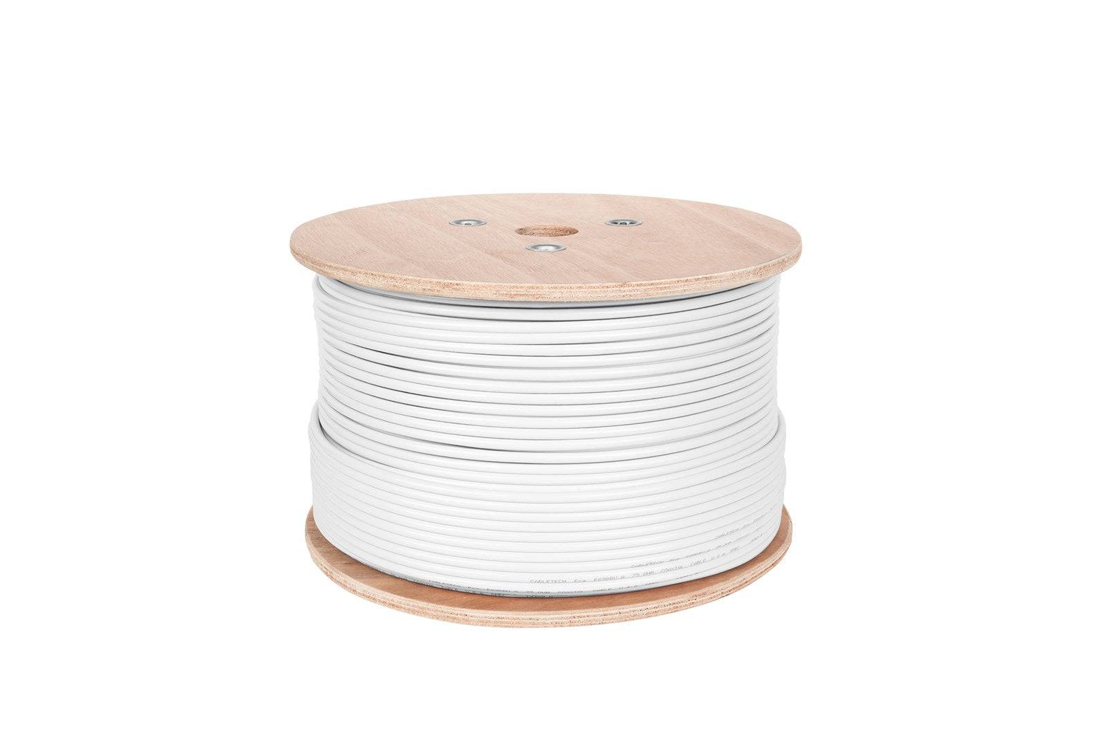 CABLETECH Coaxkabel Wit 305 m KAB0013-0