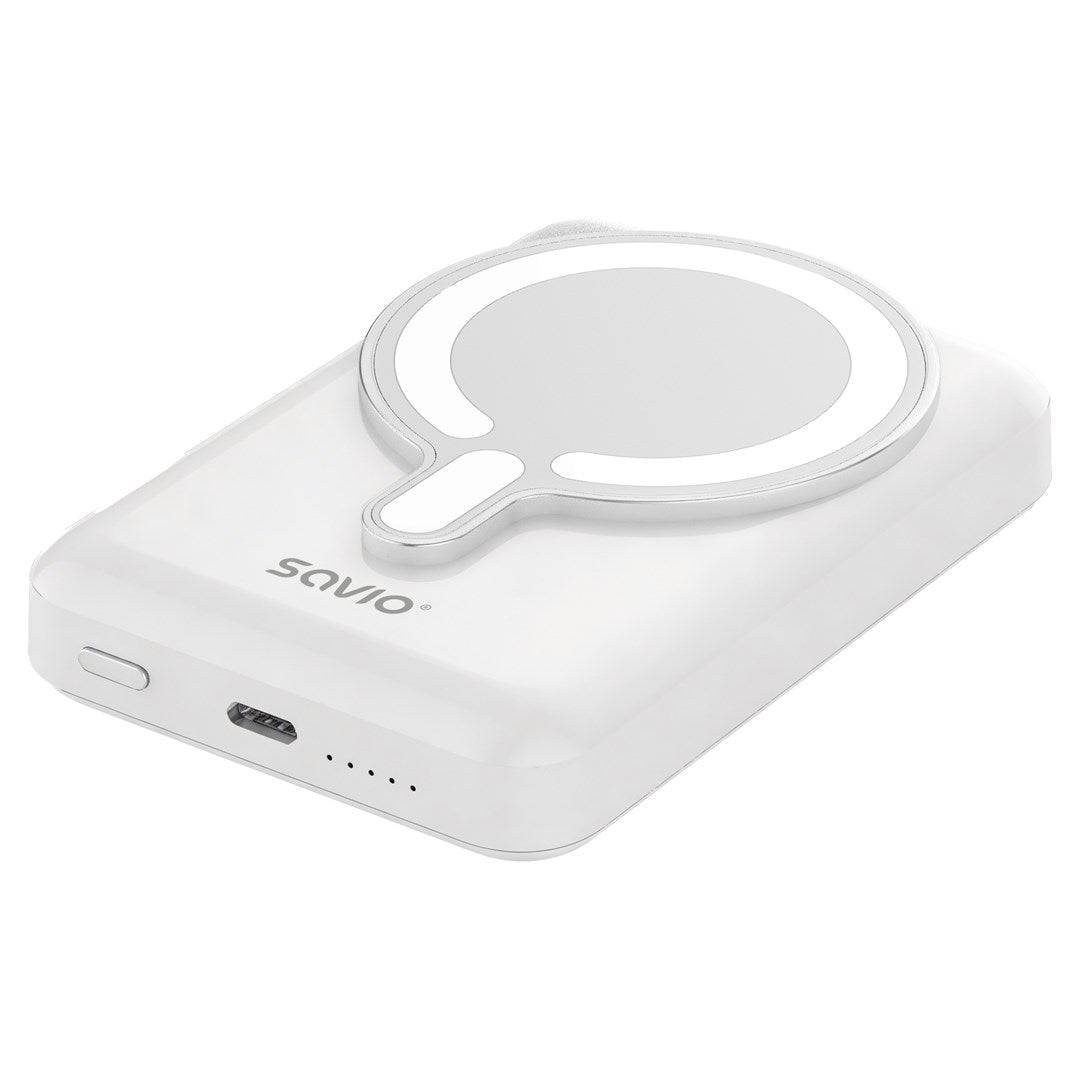 SAVIO Draadloze Powerbank 10000mAh met LED-indicatoren - BA-13-1