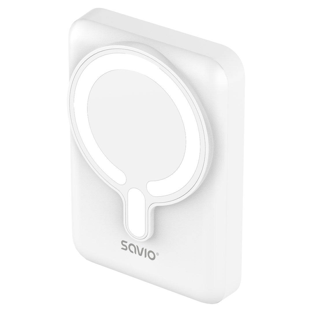 SAVIO Draadloze Powerbank 10000mAh met LED-indicatoren - BA-13-2