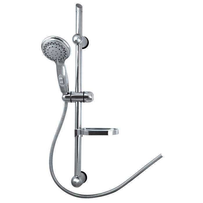 ROUSSEAU Stop'o Douchestang + Handdouche zonder Kraan - Chroom-0