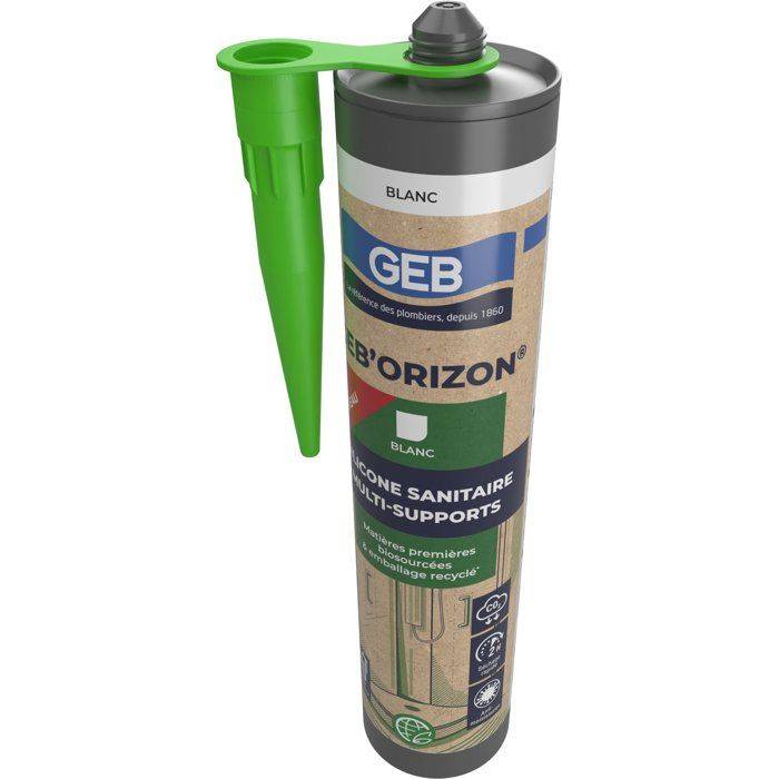 GEB'ORIZON Multi-ondersteunend Sanitair Silicoon - Wit - 310 ml-4