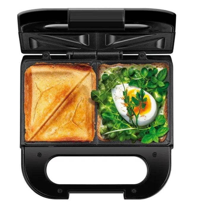MPM Sandwichtoaster 800W voor 4 Driehoekige Sandwiches MOP-49M-2