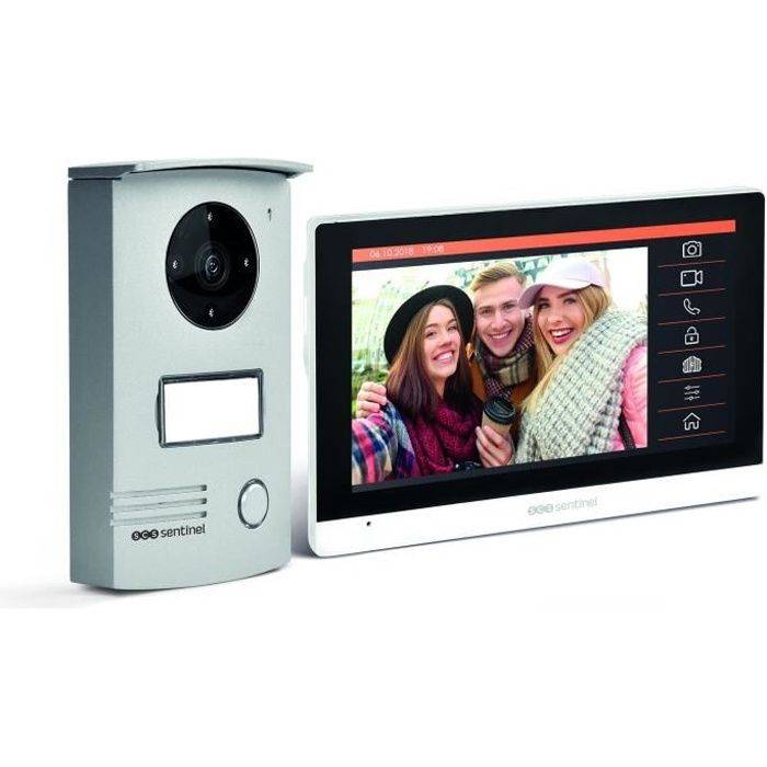 SCS SENTINEL VisioDoor 7+ Bedrade Video Intercom - 7" Touchscreen - Nachtzicht-0