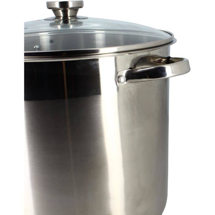 MENASTYL Soeppan met Deksel - RVS - 17 Liter - 32 cm - 4615451-2