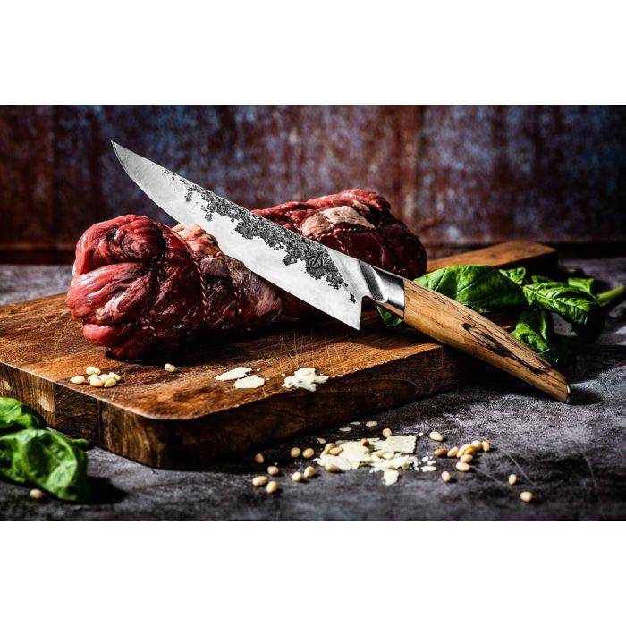 Forged Koksmes - KATAI - VG10 Staal - Wortelhout Handvat - 20.5 cm-0