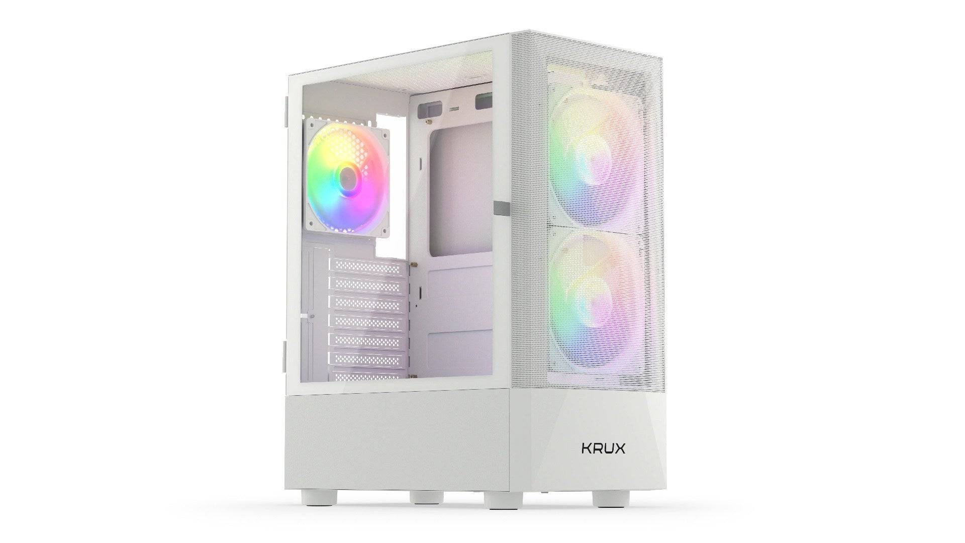 Krux Vako Behuizing - Wit RGB - KRXD005-0