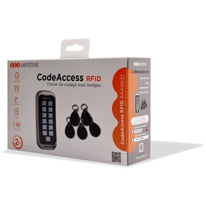 SCS Coderingstoetsenbord met 12V Badges - CodeAccess RFID - Waterdicht-4