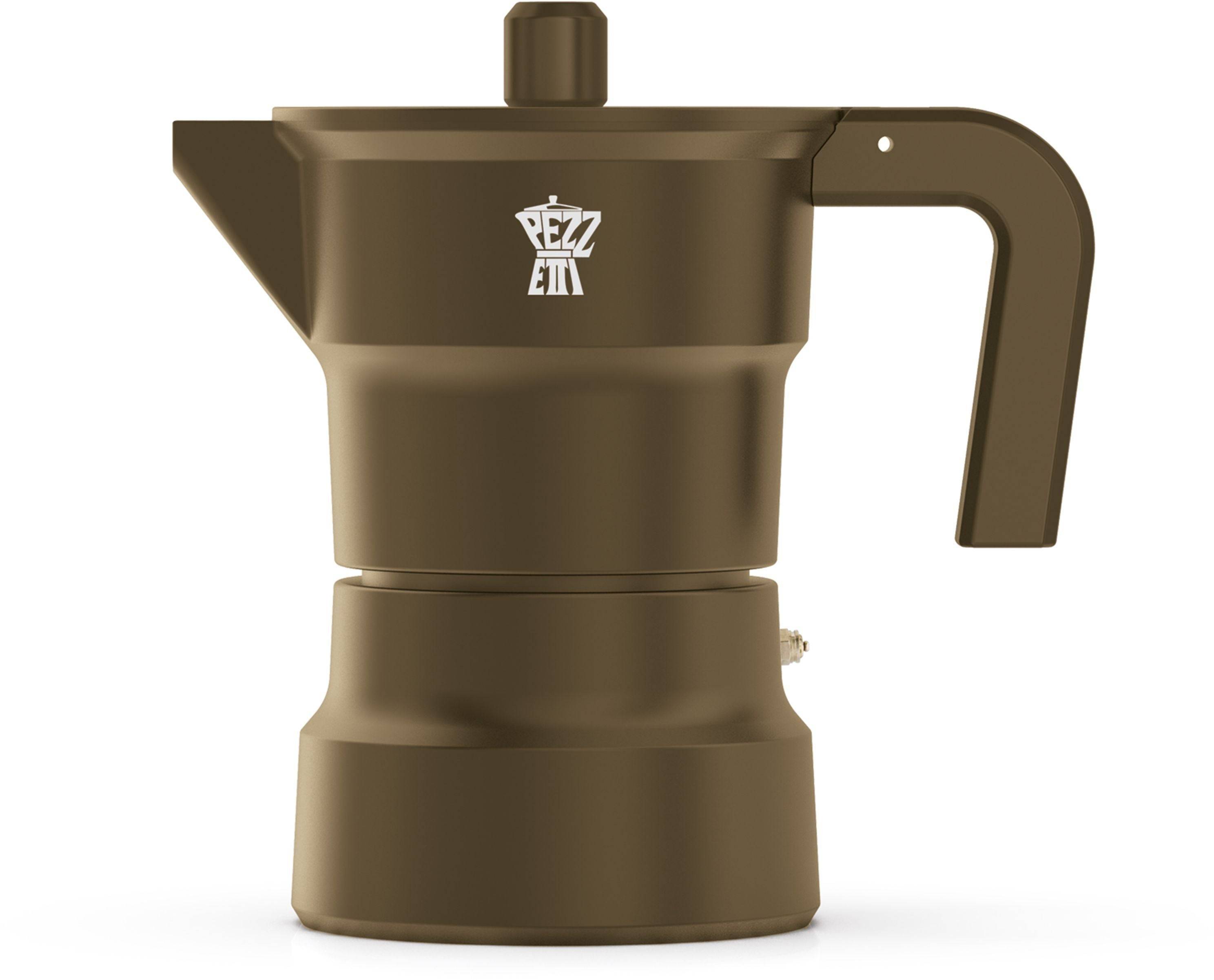 PEZZETTI Italiaanse Koffiemaker - SOLIDEXPRESS - Aluminium - 6 Kopjes - Khaki-1