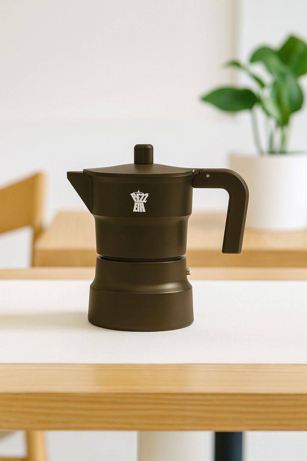 PEZZETTI Italiaanse Koffiemaker - SOLIDEXPRESS - Aluminium - 6 Kopjes - Khaki-2