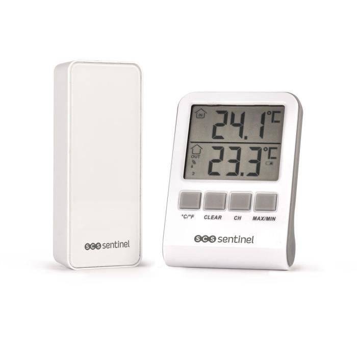 SCS SENTINEL Digitale Thermometer voor Binnen/Buiten - HCN0062 - Wit-0