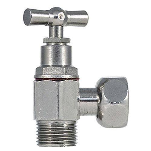 ROUSSEAU Hoekstopkraan - 3/8" Mannelijk/Vrouwelijk - Ruw Messing-0