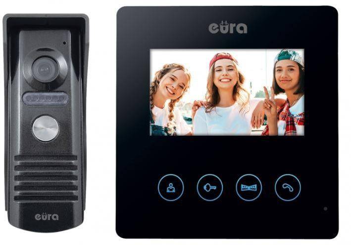 eura Wideodomofon EURA VDP-52A3 "ATIRA" Intercom 111 mm Breedte 370 mm Lengte 194 mm Hoogte-0