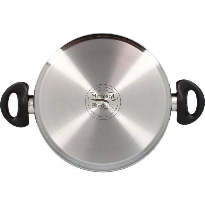 MENASTYL Braadpan - RVS - 24 cm - 6020256-4