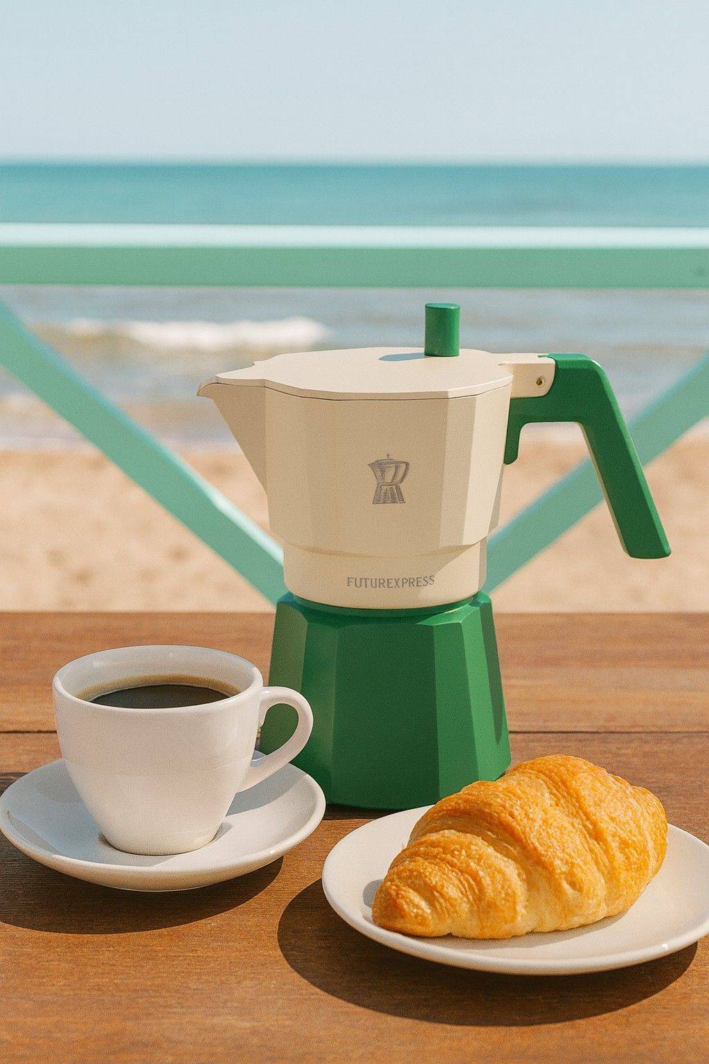 Pezzetti Koffiezetter - FUTUREXPRESS - 3 Kopjes - Groen-1