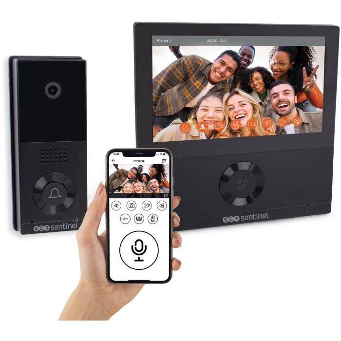 SCS SENTINEL VisioWifi 7 Bedrade Verbonden Video Intercom - 7" Scherm-0