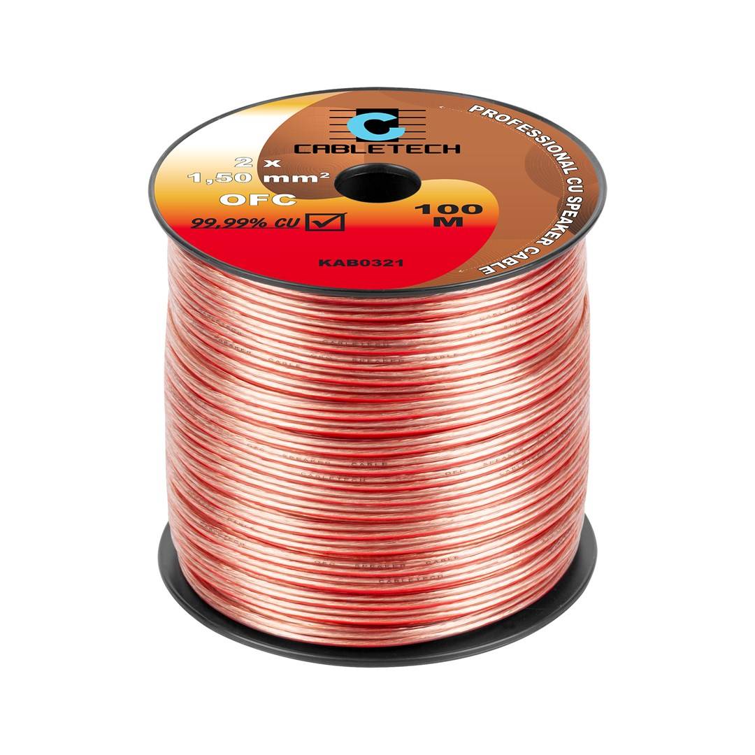CABLETECH OFC Luidsprekerkabel 1,5 mm 4942-0