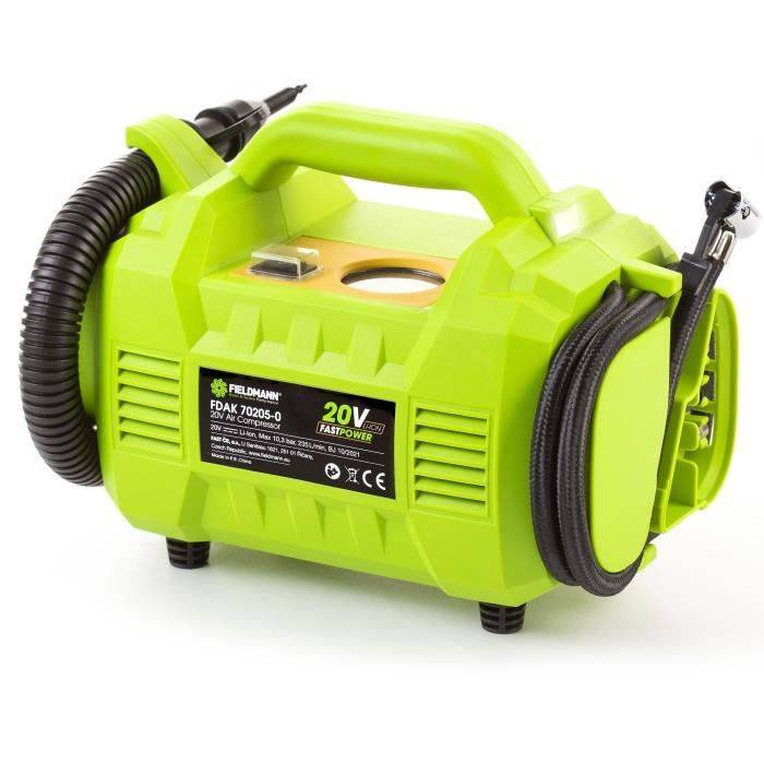 Fieldmann Draadloze Compressor - 20 V - 10,3 Bar - 235 L/min - Accu en Lader Niet Inbegrepen-3