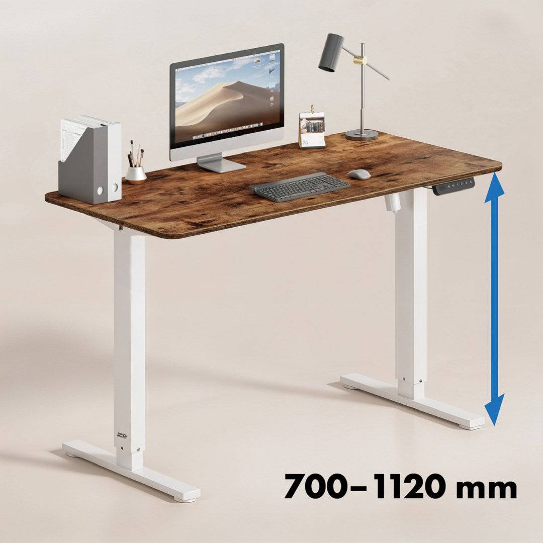 Ergo Office Bureau ER-400 W Elektrisch Hoogteverstelbaar Wit-3