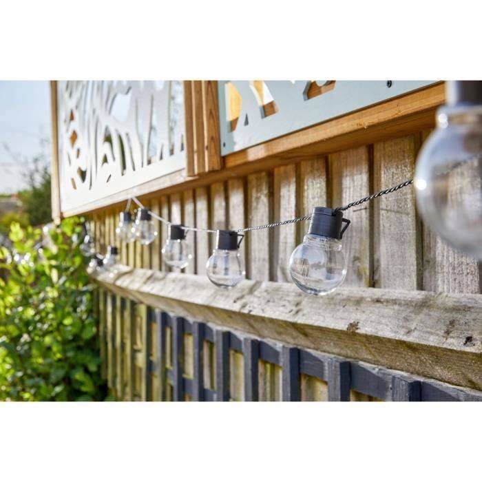 SMART GARDEN Globulb 40 LED warm witte solar string lights, 13,7 m, zonnepaneel, IP44-1