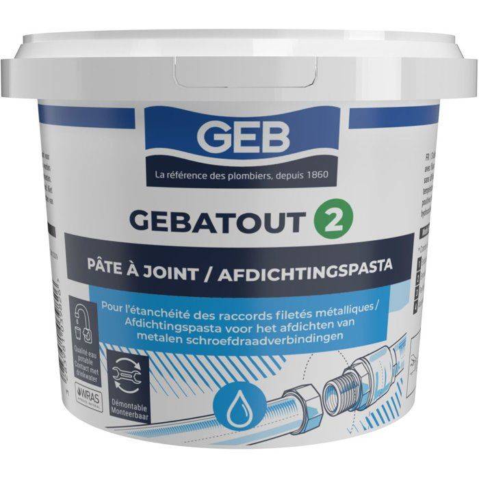 GEB Gebatout 2 Voegmiddel - Geschikt voor Drinkwater - 500 g Tub-3