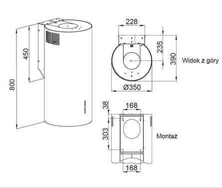 MAAN Elba2 W835 Zwarte Afzuigkap OELBW835J4KS.S3CZ.MC_EO