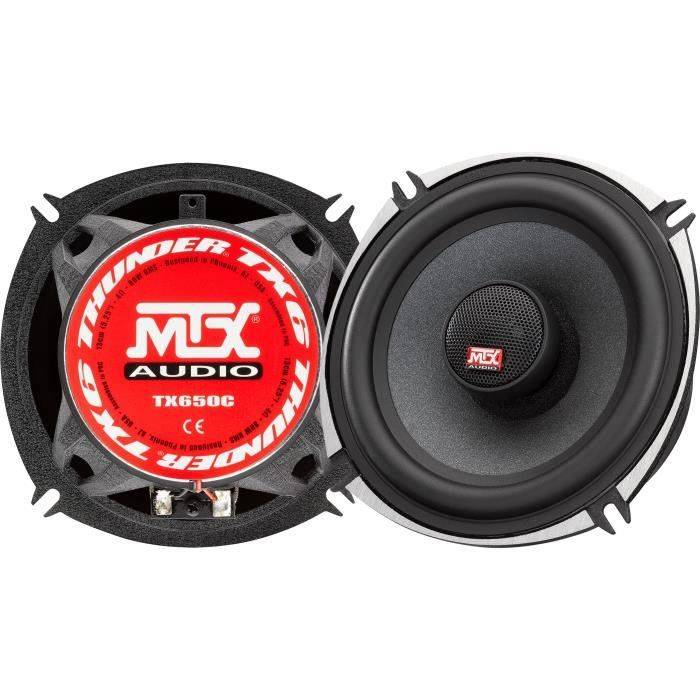 MTX TX650C 13 cm 2-Weg Coaxiale Luidsprekers 80W RMS Aluminium Behuizing-0