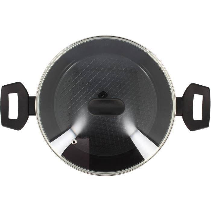 MENASTYL Braadpan - Gesmeed Aluminium - 24 cm - Zwart - 6020647-2