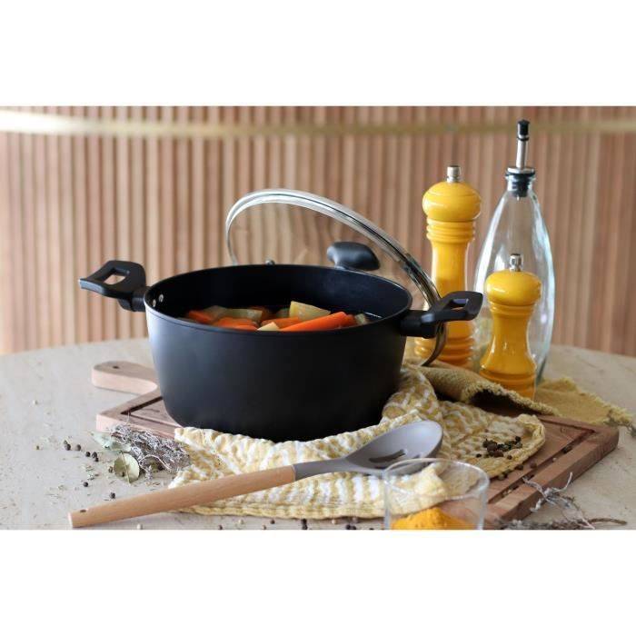 MENASTYL Braadpan - Gesmeed Aluminium - 24 cm - Zwart - 6020647-3