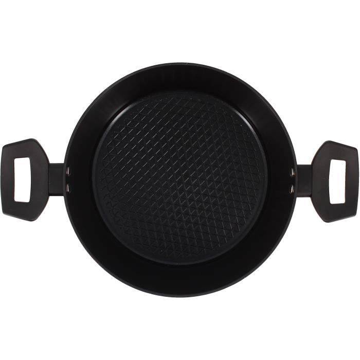 MENASTYL Braadpan - Gesmeed Aluminium - 24 cm - Zwart - 6020647-4