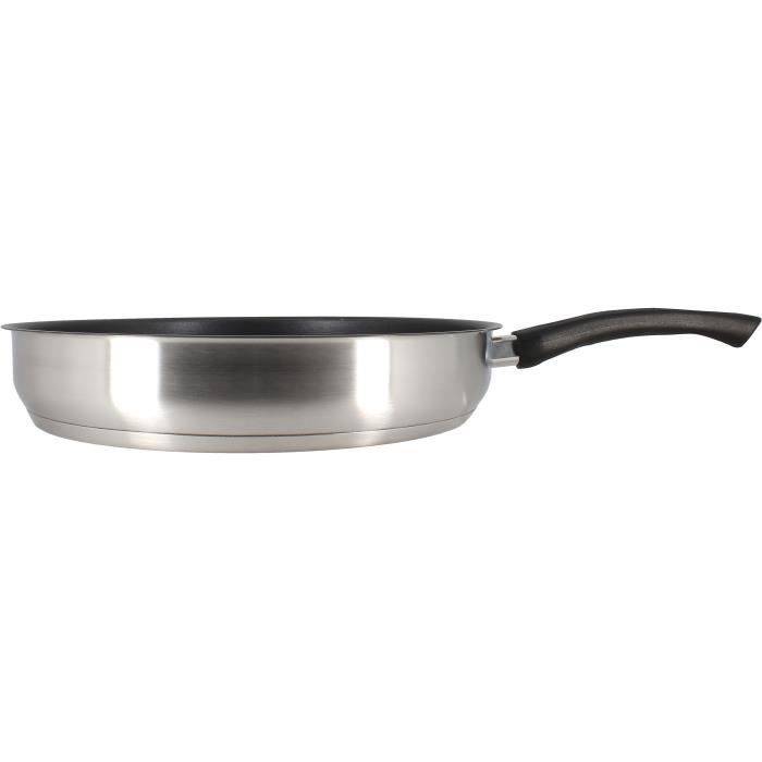 MENASTYL Koekenpan - RVS - 28 cm - Geschikt voor alle kookplaten-4