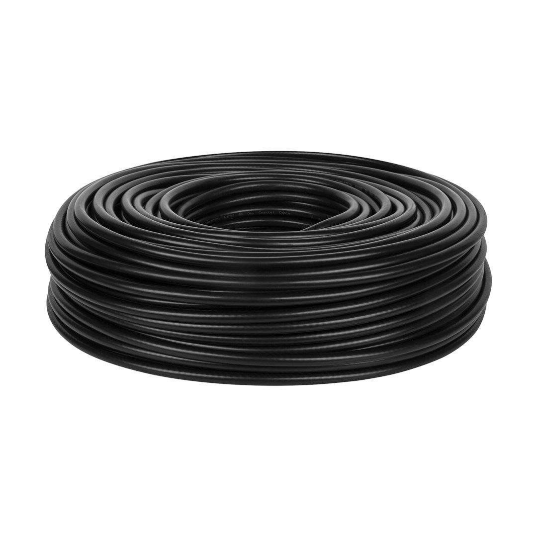 CABLETECH Zwarte Coaxkabel 100 m KAB0040-0