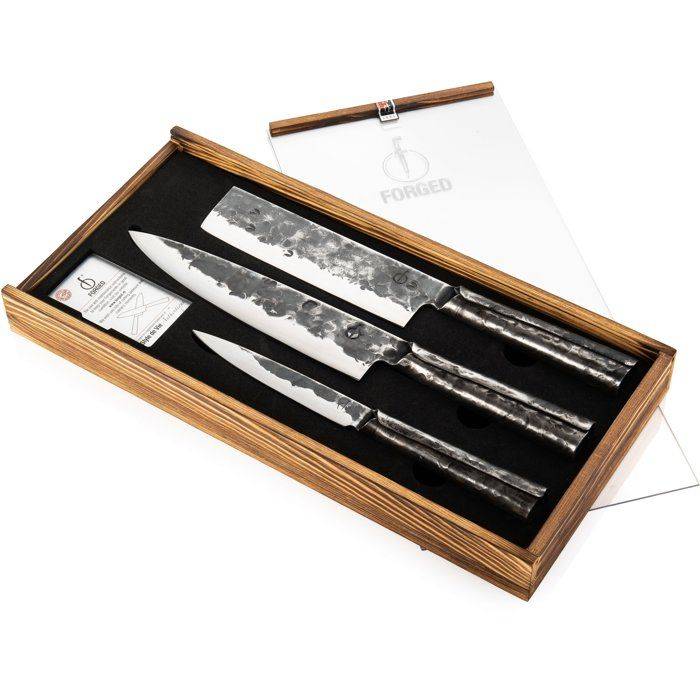 FORGED BRUTE Messenset - 3 Stuks - Japanse Staal 440C-1