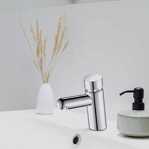 EDOUARD ROUSSEAU TIMED Handwasbak Mengkraan - Chroom - Waterbesparend-1