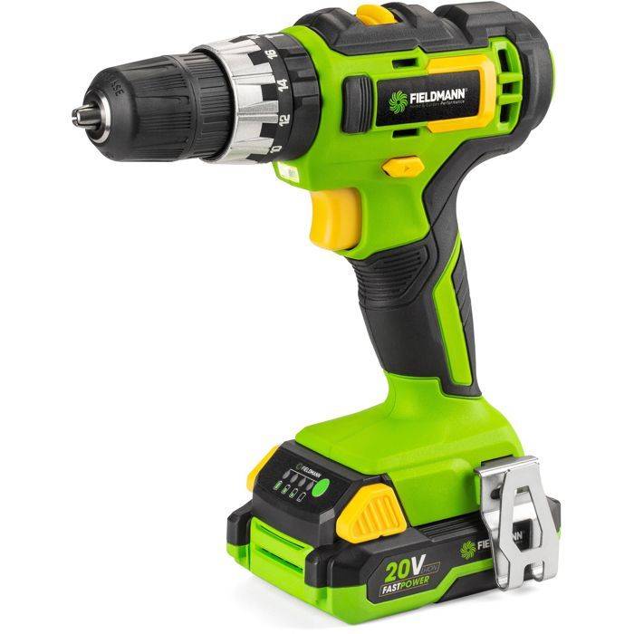 FIELDMANN Accu Klopboor - 20V - 2Ah Accu - 35 Nm - Snellader Inclusief-2