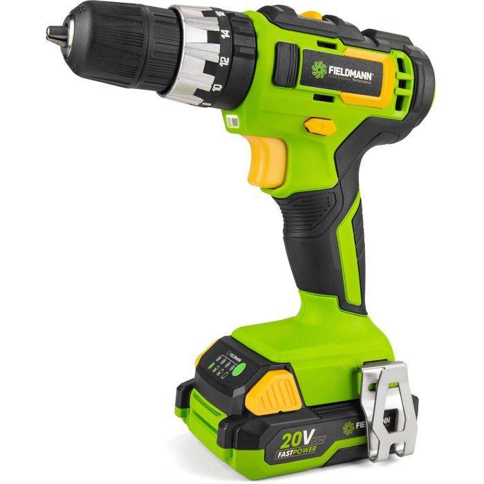 FIELDMANN Accu Klopboor - 20V - 2Ah Accu - 35 Nm - Snellader Inclusief-3