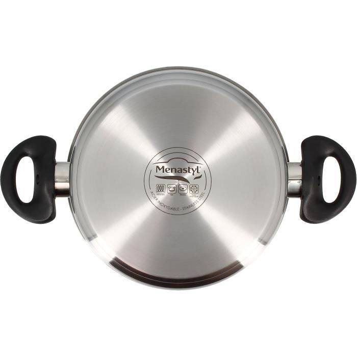 MENASTYL Braadpan - RVS - 20 cm - 6020255-4