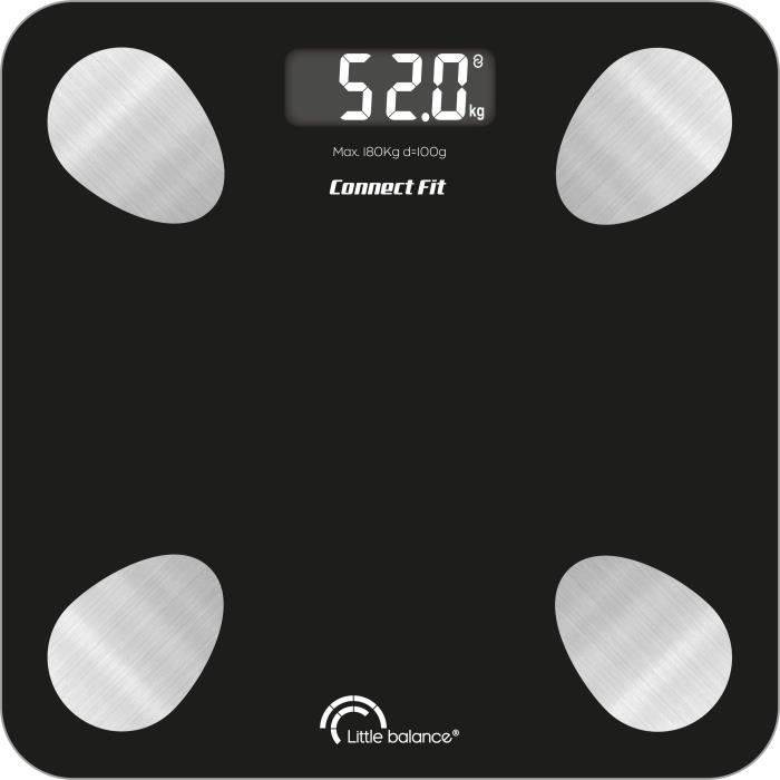 LITTLE BALANCE Badweegschaal - 8685 - Lichaamsanalyse - 190 kg Capaciteit kg/100-3