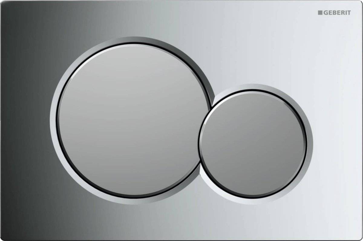 Geberit sigma 01 bedieningsplaat - glanzend mat chroom 40254100352714025410035271-0