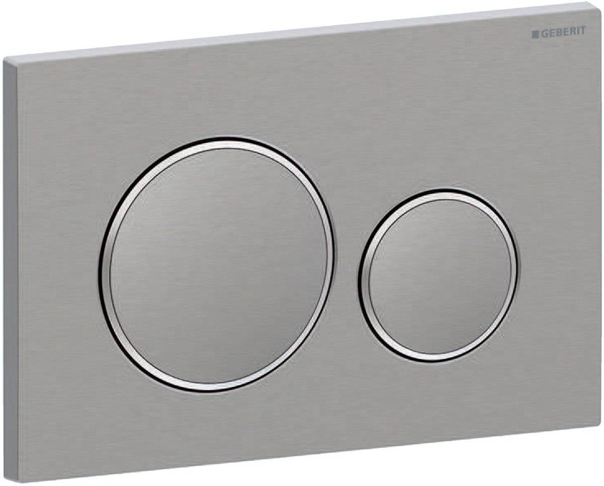 Geberit sigma20 drukplaat - rvs geborsteld staal 40254165449064025416544906-0