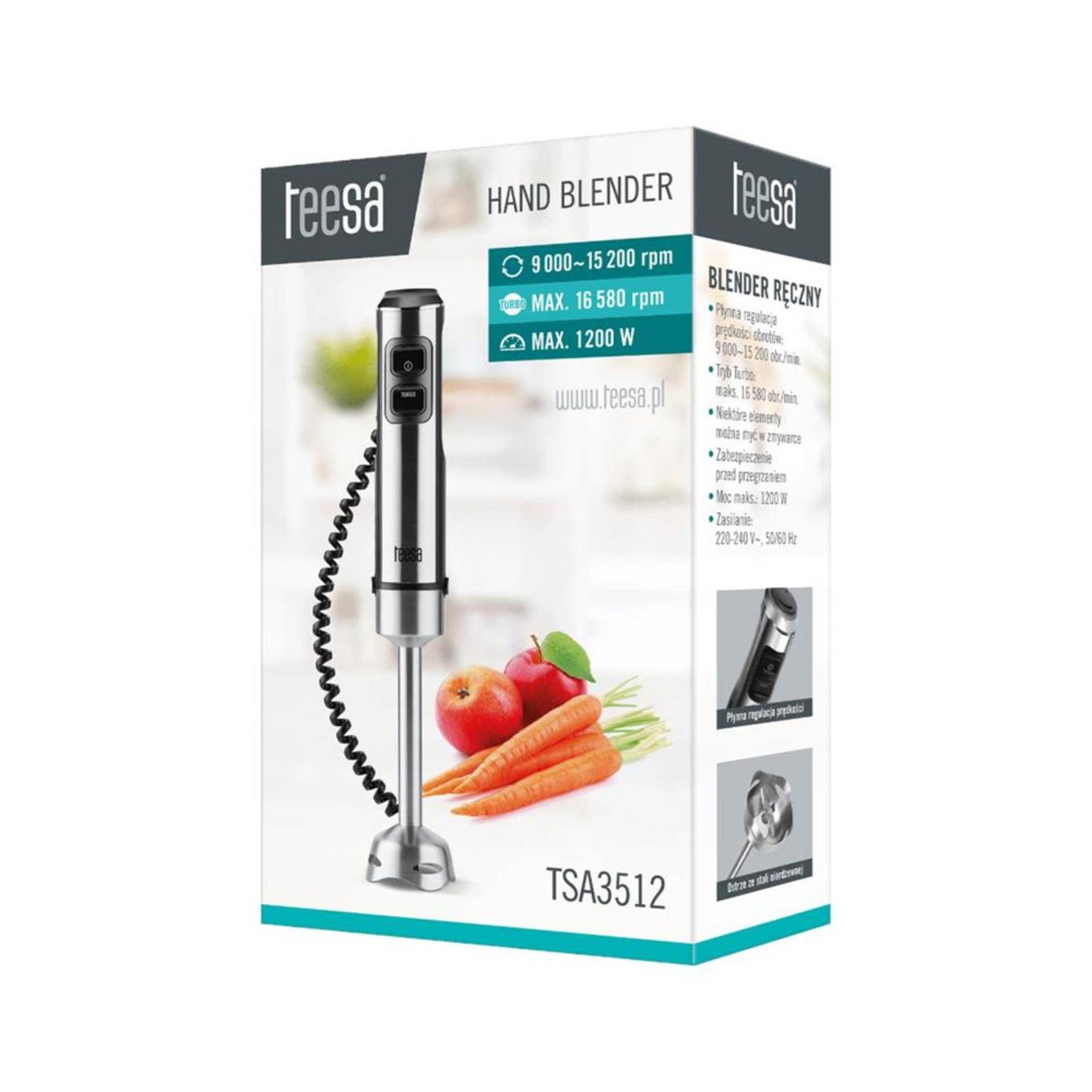 Teesa staafmixer rvs 1200 watt 59018900974205901890097420-1
