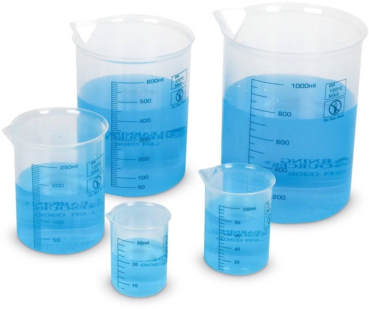 Learning resources graduated beakers - 3+ 07650230022010765023002201-0