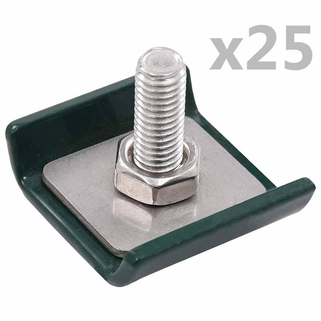 Vidaxl rastermatverbinding 25 sets groen 87184757377978718475737797-0