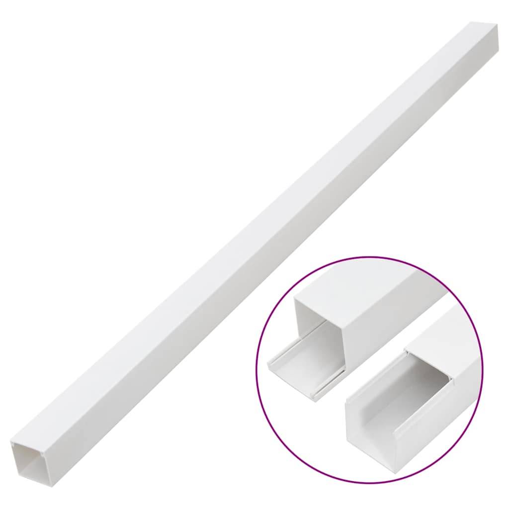 Vidaxl kabelgoot 33x33 mm 30 m pvc 87210123657358721012365735-1