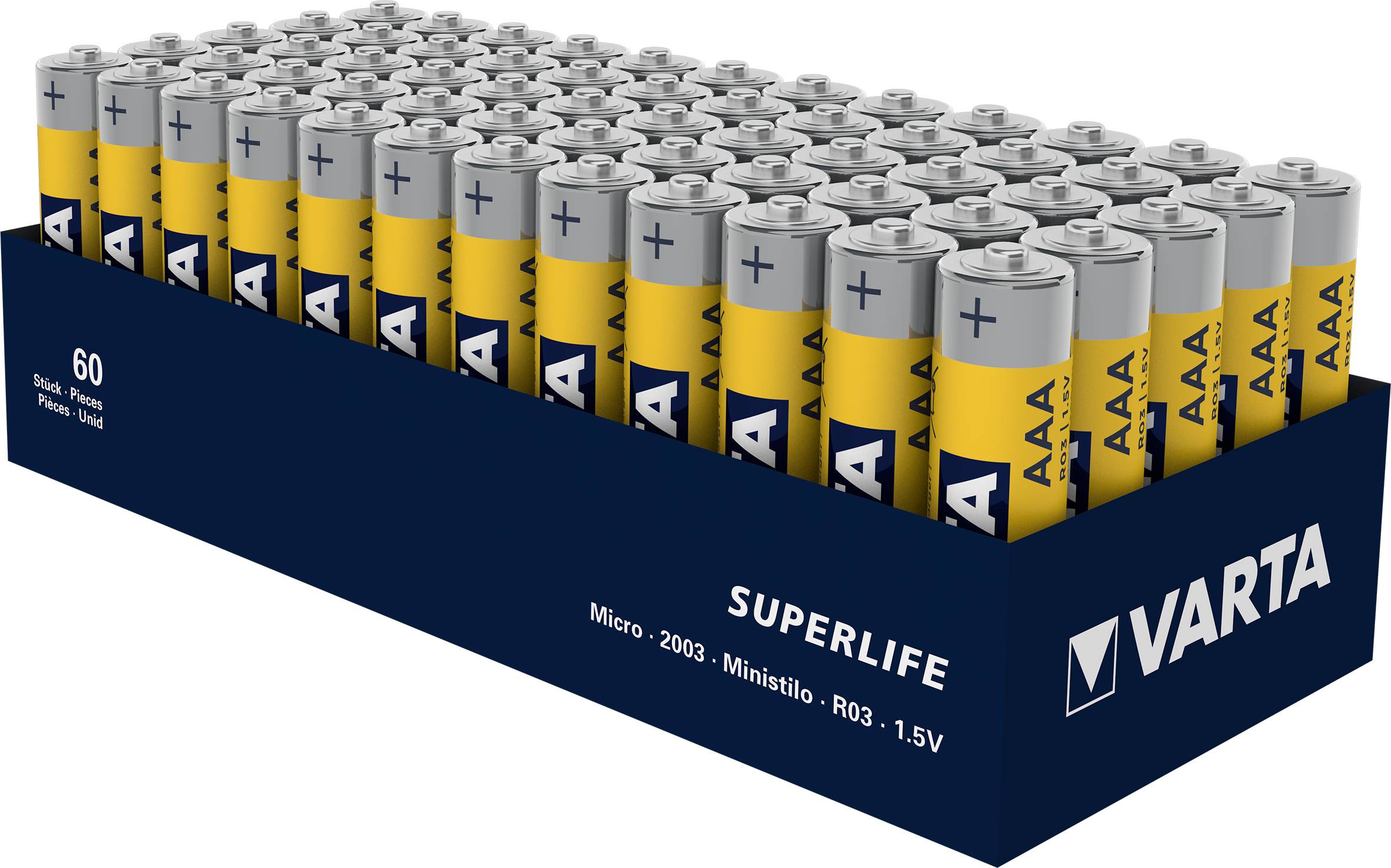 Varta aaa batterij r3 superlife wp doos a 60 40084967455934008496745593-0