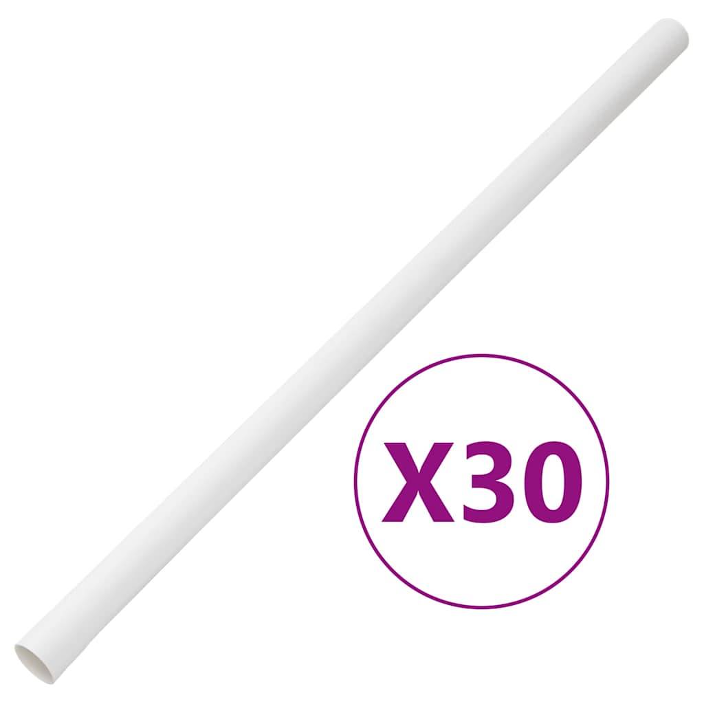 Vidaxl kabelgoten ø32 mm 30 m pvc 87210123654768721012365476-0