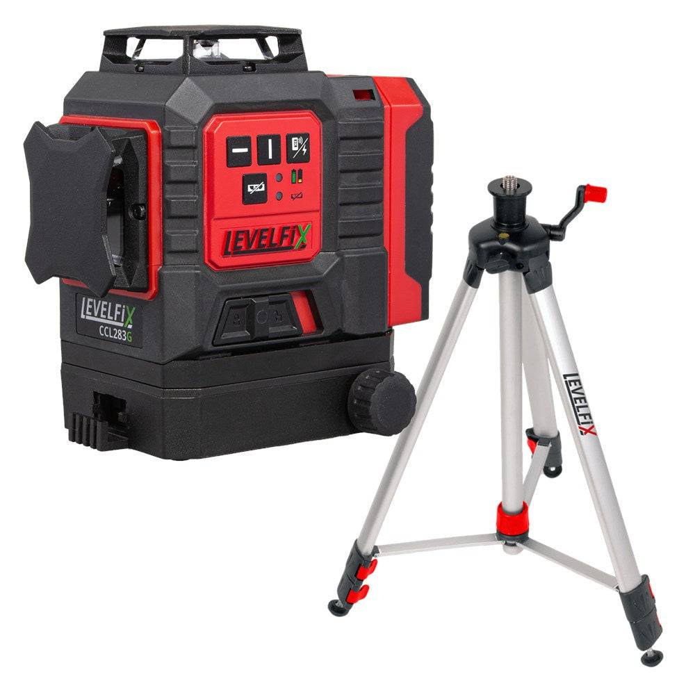 3D Cone-Lijnlaser Levelfix Ccl283g Incl. Statief-0