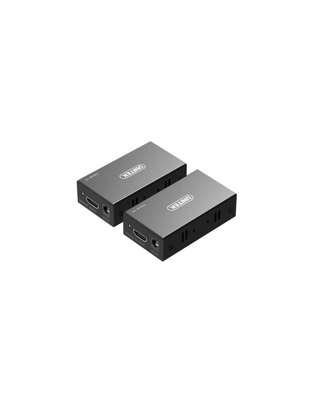 Unitek HDMI Extender Actief - Model V100A CAT-6-Twisted-Pair-Kabel-0