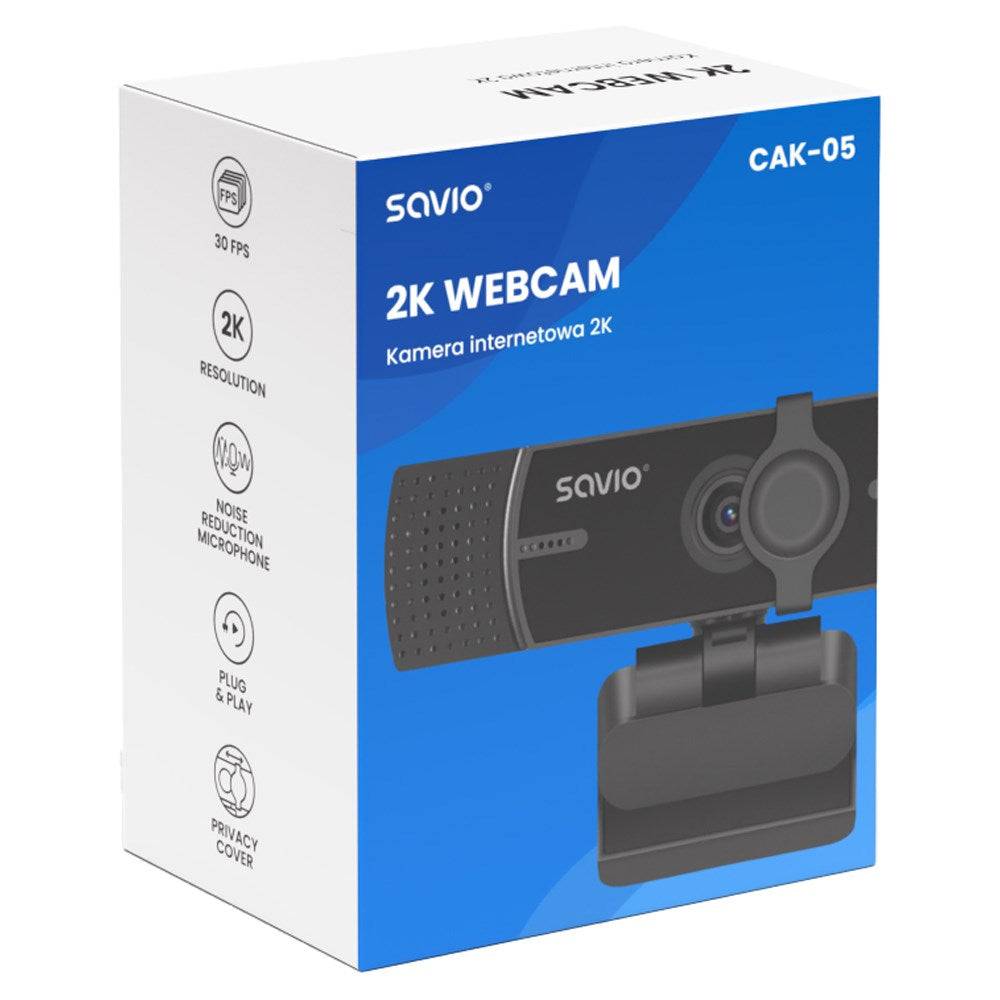 Savio 2K Webcam CAK-05-4